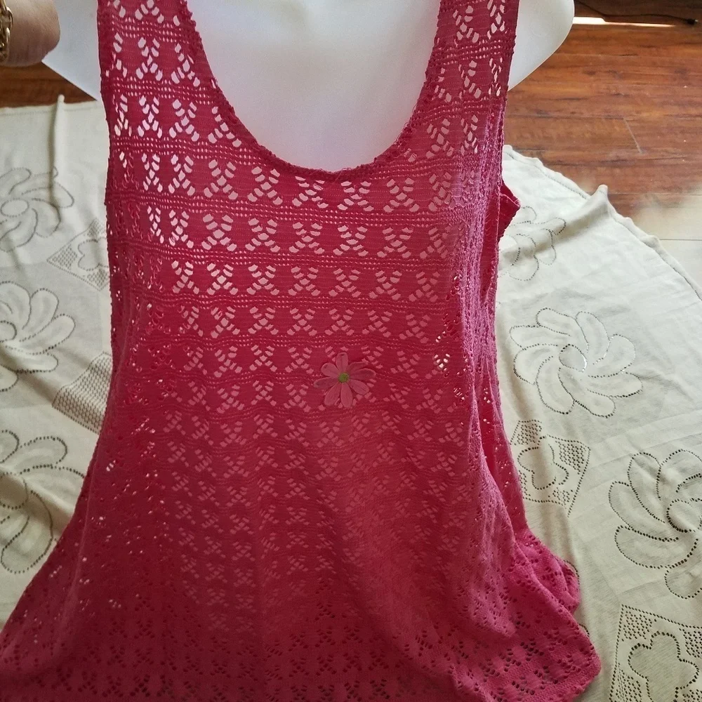Bright pink Beach Coverup